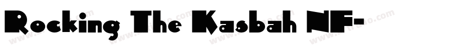Rocking The Kasbah NF字体转换